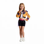 Yellow Costume Tops Vest and Shorts Full Set Deluxe Kids Adults Halloween Cosplay Outfit