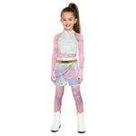 Stage Star Dance Costume White Performance Pop Star Cosplay Outfit Full Set