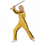 Women Beatrix Costume Yellow Bloody Affair The Bride Outfit Jacket and Pants Suit for Cosplay Themed Party