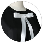 Anya Cosplay Costume Black Homewear Dress with Hair Accessories