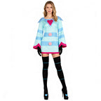 Lady Fizzarolli Costume Fizz Blue Dress with Gloves and Stockings Party Cosplay Halloween Costume