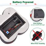 Resin Santa Claus with LED Light Christmas Tabletop Decoration Home Holiday Gift