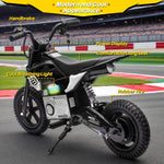 24V Kids Electric Dirt Bike Battery Powered Motorcycle 200W Ride On Car with Light Music