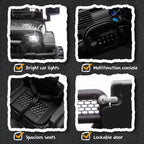 24V Kids Ride on Car 2 Seats Adjustable Speed Truck with Remote Control Light Music