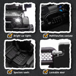 24V Kids Ride on Car 2 Seats Adjustable Speed Truck with Remote Control Light Music