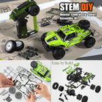 DIY 1/18 Remote Control Car 2.4G Off-road Short Truck Educational Assembly Toys