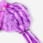 Girls Long Hair Princess Light Up Dress Fancy LED Ball Gown Dress for Party