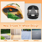 12V Electric Bumper Kids Ride On Car with Remote Cute Burger Design 360° Spin Toy