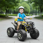 Kids 12V Ride on ATV Electric Ride on Car Battery Powered with Music Light Holiday Gift
