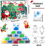 Creative Kids Advent Calendar 2025 Blind Box Fidget Spinner 24 Day Christmas Countdown Calendar Interactive Toys