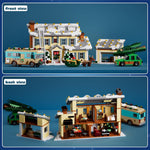 1958pcs Christmas Vacation Village Building Blocks with Light Village Model Buildings Kits Christmas Gift