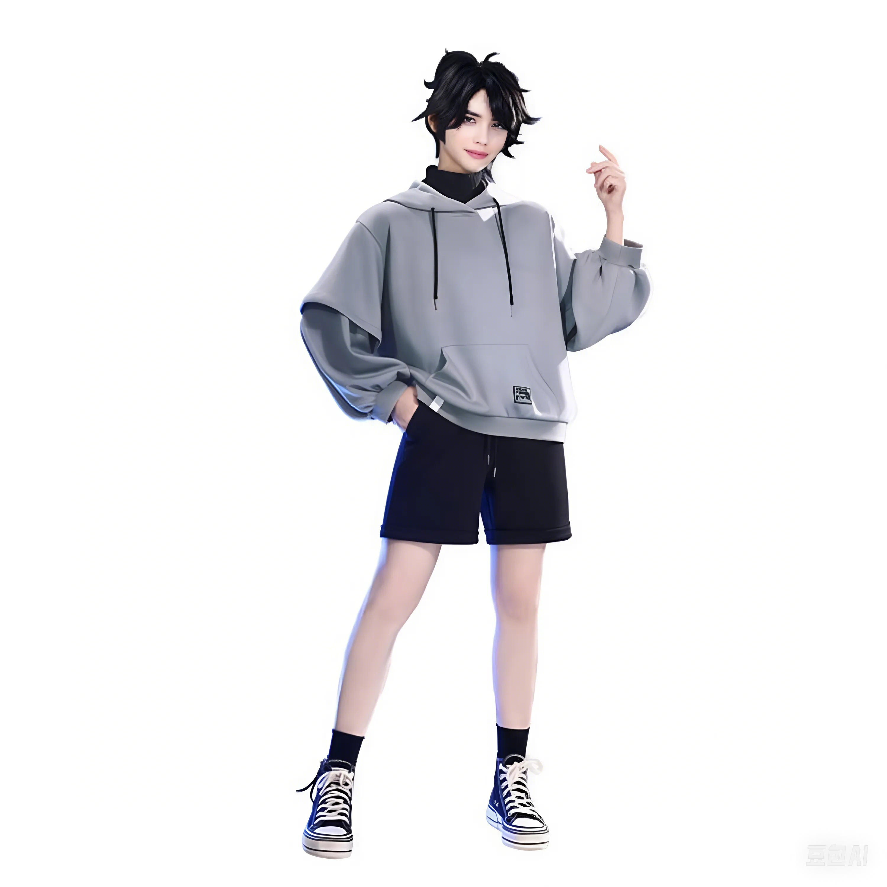 IDV Game Prisoner Costume Men's Hoodie and Shorts 5th Personality Cosplay Party