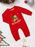 Family Christmas Pajamas Red Tops Pants Xmas Jammies for Kids Adults
