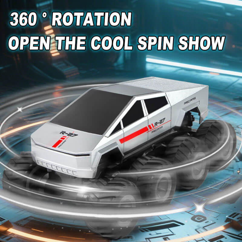 8WD Amphibious RC Car 2.4G Waterproof Off-Road Vehicle Electric Pickup Summer Toy