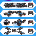 8WD Remote Control Car 2.4G Drift Stunt RC Car Double-Sided Climbing Car With Spray & Light