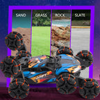 8WD Remote Control Car 2.4G Drift Stunt RC Car Double-Sided Climbing Car With Spray & Light
