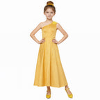 Cute Judy Party Dress Yellow Ball Gown with Headband Kids Adults Cosplay Costume