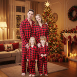 Kids Adult Christmas Costume New Year Long Sleeve Family Matching Outfits Sleepwear