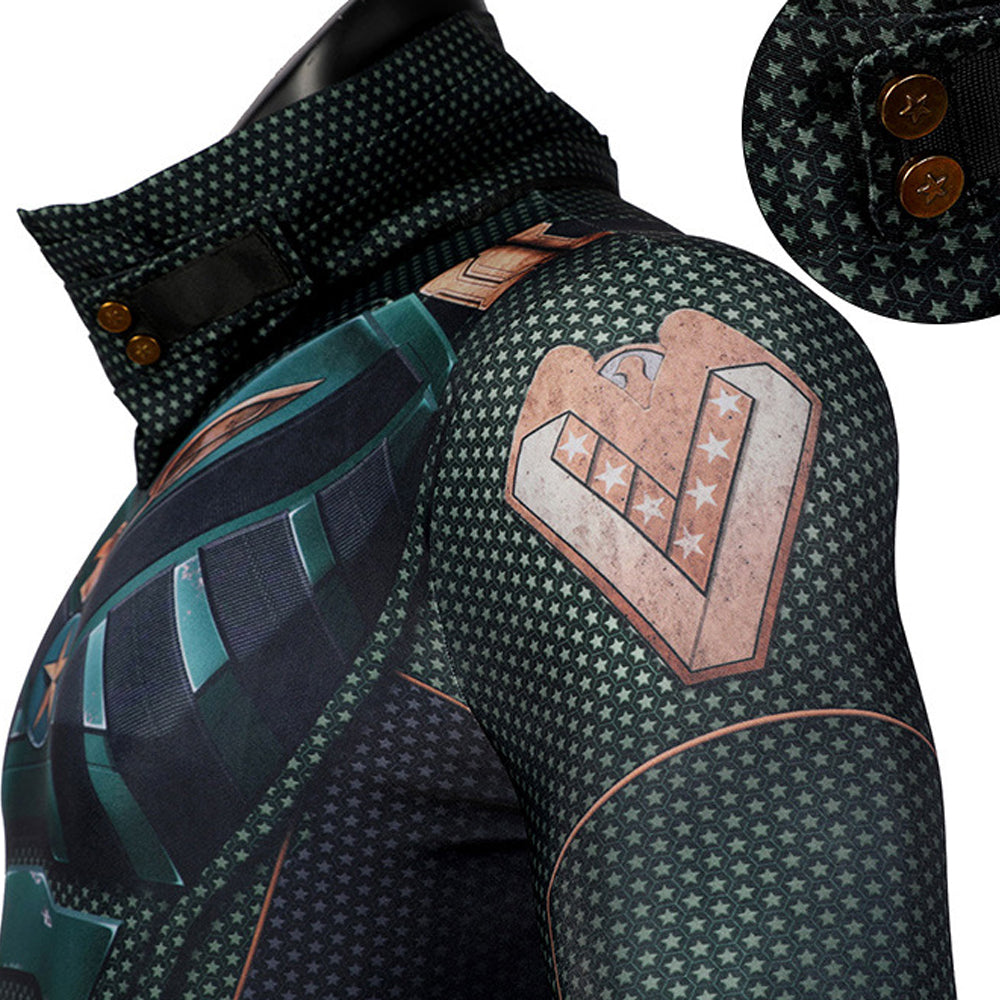 Soldier Boy Costume Ben Battle Suit Jumpsuit and Helmet for Halloween Cosplay