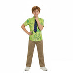 Nick Costume Fox Green Shirt Pants Wig Tail and Headband Full Set for Cosplay Party