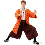 Adult Tanjiro Cosplay Costume Halloween Carnival Outfit Men Kinomo Full Set