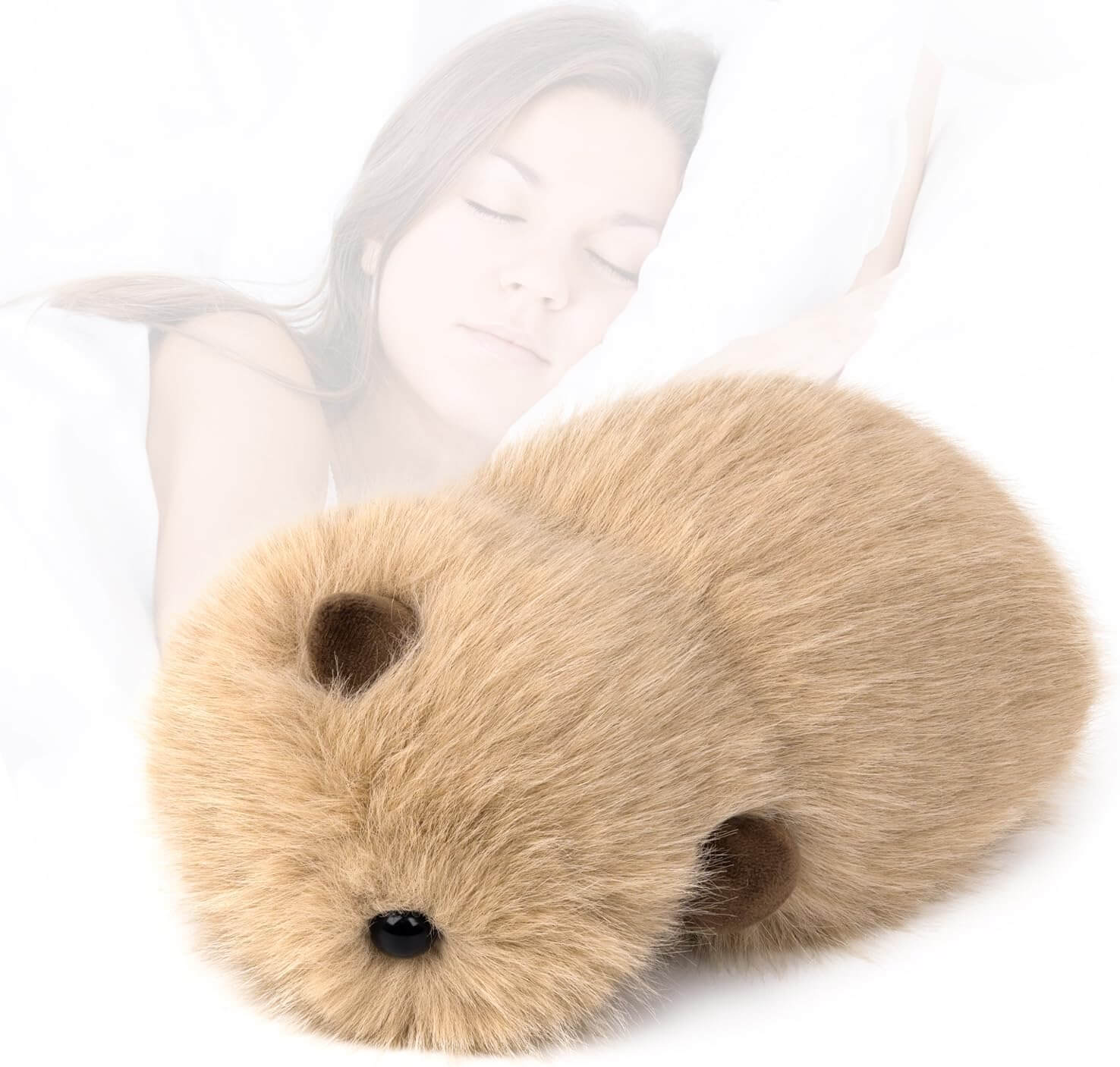AI Plush Toy Interactive Smart Companion Pet with Touch Sensing, Emotional Response and Calming Schumann Wave Sleep Aid