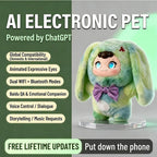 12'' AI Plush Toy Soft Interactive Companion Toy with Emotional Expression and Chat for Kids and Adults