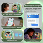 12'' AI Plush Toy Soft Interactive Companion Toy with Emotional Expression and Chat for Kids and Adults