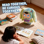 12'' AI Plush Toy Soft Interactive Companion Toy with Emotional Expression and Chat for Kids and Adults