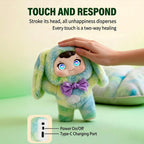 12'' AI Plush Toy Soft Interactive Companion Toy with Emotional Expression and Chat for Kids and Adults