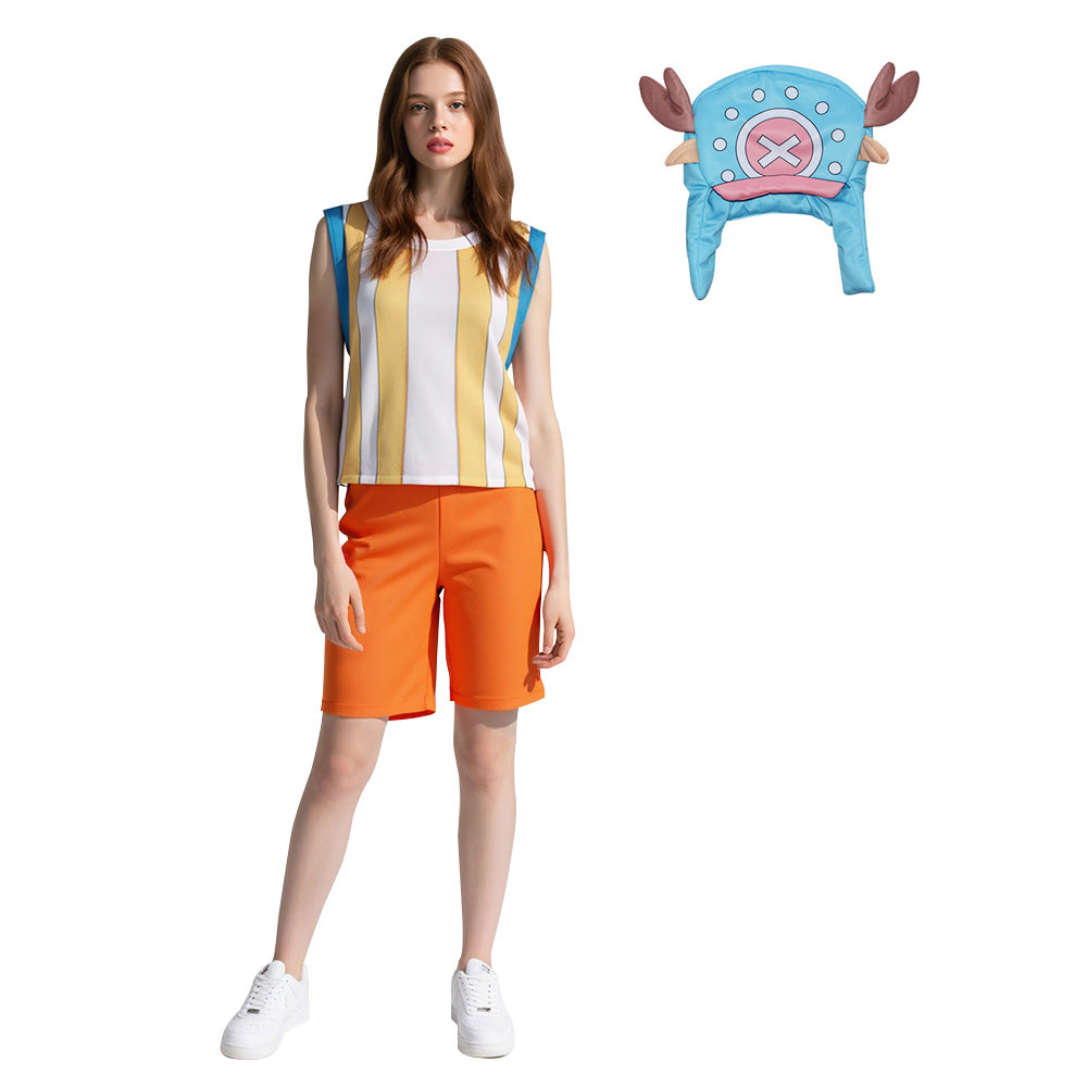 Cute Reindeer Costume Adults The Doctor of Straw Hat Pirates Outfit