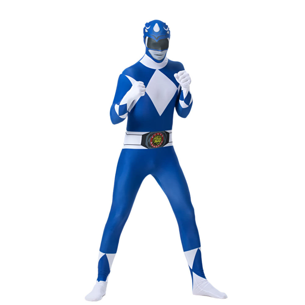 Adult Dragon Ranger Red Dino Outfit Jumpsuit with Helmet for Halloween Cosplay