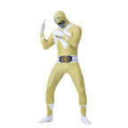 Adult Dragon Ranger Red Dino Outfit Jumpsuit with Helmet for Halloween Cosplay