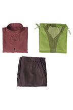 Kids Adult Costume Madrigal Cloak with Hood Shirt Pants Outfit for Halloween Cosplay