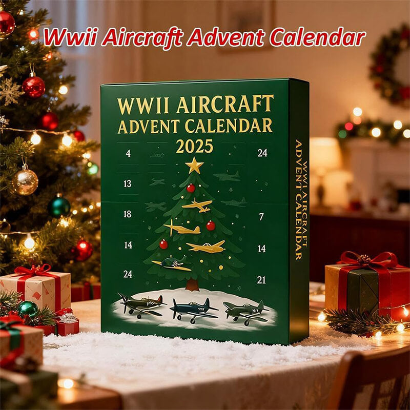 Advent Calendar 2025 Aircraft Model 24pcs Mini 3D Planes Model Christmas Decors Surprise Gift