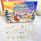 Advent Calendar 2026 24 Days Christmas Countdown Calendar with Assorted Trendy Jewelry Set For Girls and Ladies
