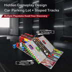 Advent Calendar 2025 Alloy Cars Set Racing Scene Police Car Fire Truck Shaped Blind Box Holiday Gift