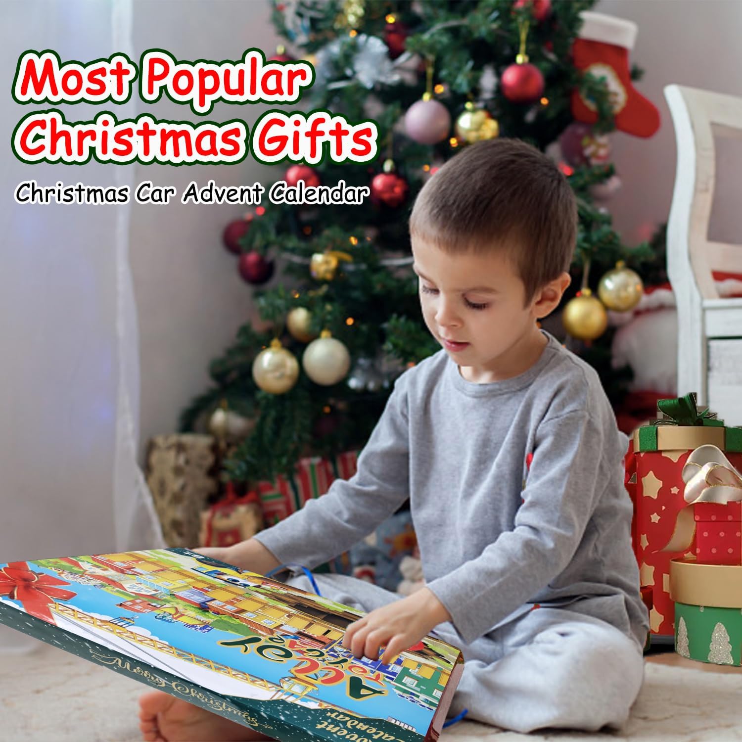 Kids Advent Calendar 2025 Car Model ABS Construction Engineering Vehicle Set Blind Box Surprise Gift