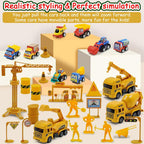 Kids Advent Calendar 2025 Car Model ABS Construction Engineering Vehicle Set Blind Box Surprise Gift