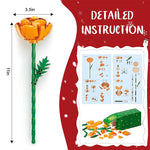 Advent Calendar 2025 Flower Bouquet Building Blocks Christmas Blind Box Unique Holiday Decor