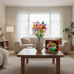 Advent Calendar 2025 Flower Bouquet Building Blocks Christmas Blind Box Unique Holiday Decor