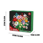 Advent Calendar 2025 Flower Bouquet Building Blocks Christmas Blind Box Unique Holiday Decor