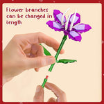 Advent Calendar 2025 Flower Bouquet Building Blocks Christmas Blind Box Unique Holiday Decor