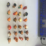 Christmas Advent Calendar 2025 Highland Cow Doll 24pcs Different Ornament Holiday Decorations