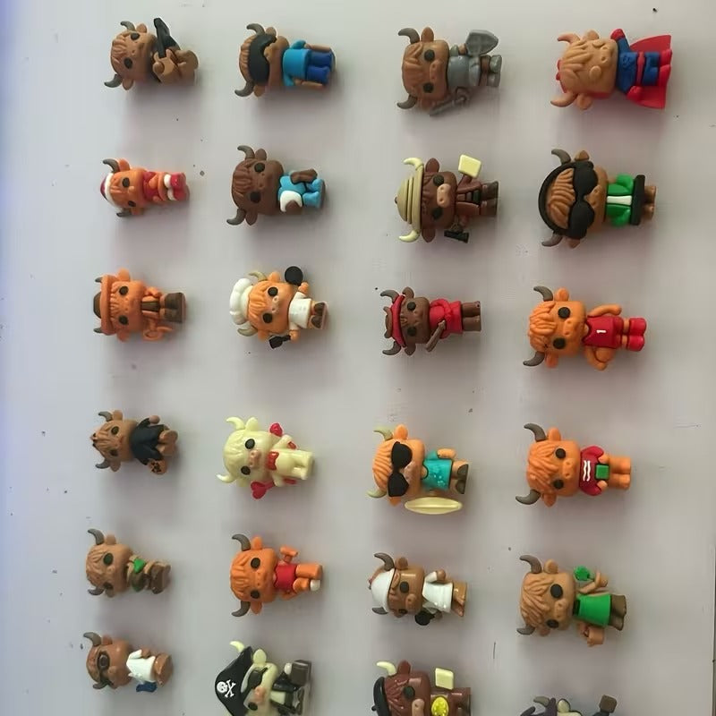 Christmas Advent Calendar 2025 Highland Cow Doll 24pcs Different Ornament Holiday Decorations