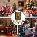 Christmas Advent Calendar 2025 Highland Cow Doll 24pcs Different Ornament Holiday Decorations