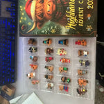 Christmas Advent Calendar 2025 Highland Cow Doll 24pcs Different Ornament Holiday Decorations