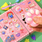 Advent Calendar 2025 Magic Book Blind Box 24pcs Stress Relief Doll Surprise Holiday Gift