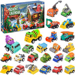 Kids Advent Calendar 2025 Pullback Car Set 24 Days Christmas Countdown Calendar Holiday Gifts