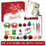 Christmas Advent Calendar 2025 Pet Toys Cat Dog Interactive Play Toy Blind Boxes Holiday Pet Decoration